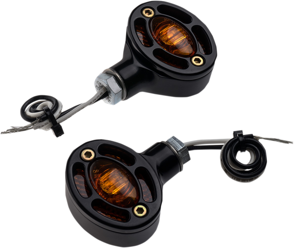 Omega Led Turn Signals Black, 1, nordicamoto.ro