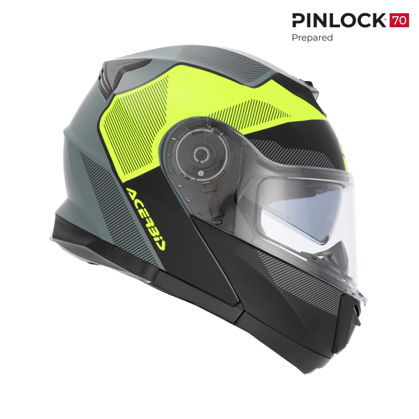 Casca Acerbis Serel 22.06 Black/Fluo Yellow-10