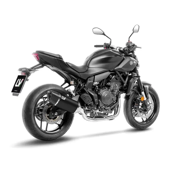 Tobă de eșapament LeoVince LV-14R Black Edition Slip-On pentru Yamaha MT-07 Tracer 7 Tracer 7 GT 2025-2026, 4, nordicamoto.ro