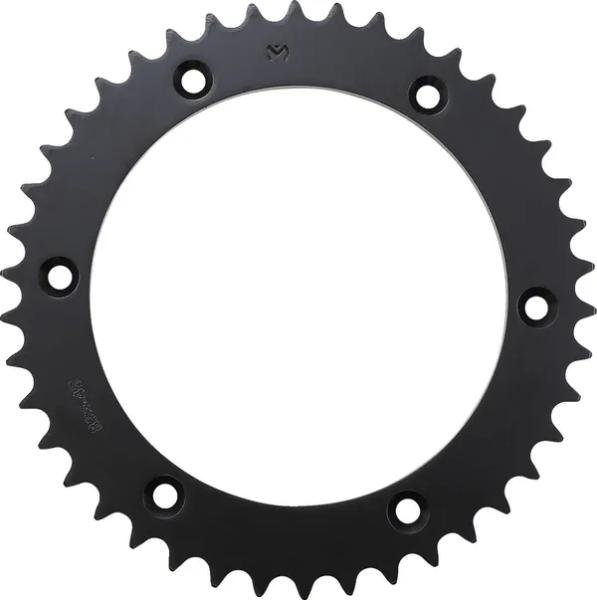 MOOSE RACING Steel Rear Sprocket Atv Black, Zinc Plated -0
