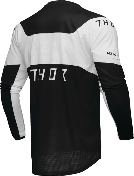 Tricou Enduro Thor Launchmode Storm Black/White-4