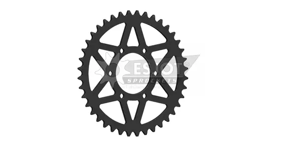 Pinion standard spate 520 negru, 1, nordicamoto.ro