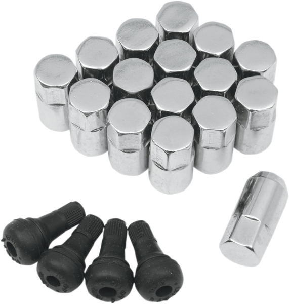 Atv-utv Wheel Lugnut Silver 