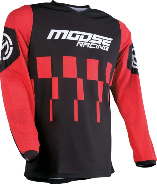 Tricou Moose Racing Qualifier Black/Red-3