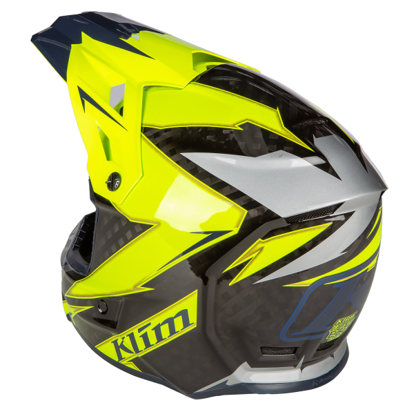 Casca Klim F3 Carbon Off-Road ECE LIGHTNING WHITE-16
