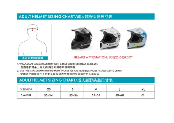 CASCA MOTO MX / ENDURO CFMOTO – ALB / NEGRU, 7, nordicamoto.ro