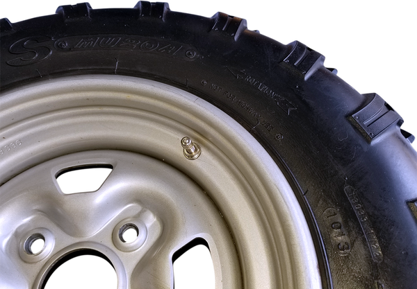 Temp Stem Tire Valves For Atvs-utvs Gold, Raw -0