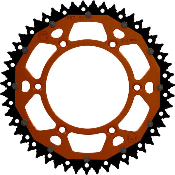 MOOSE RACING Dual Sprocket Orange 