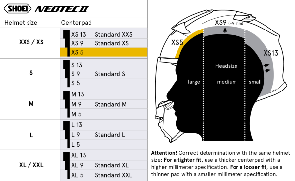 Captuseala casca SHOEI NEO2 Type-L XL13-0