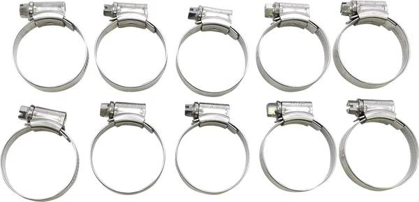Set de cleme pentru radiator, argintiu, 1, nordicamoto.ro