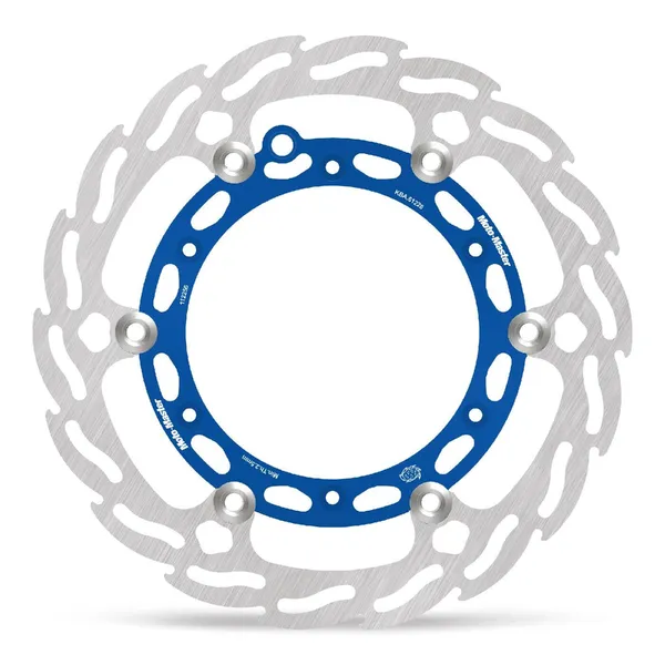 Oversize (os) Front Flame Disc Blue, Stainless Steel-1