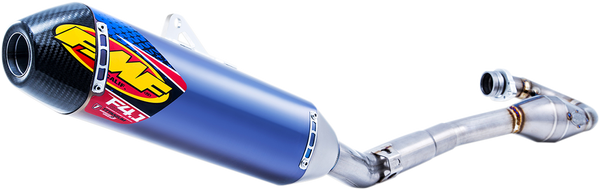 Factory 4.1 Rct Exhaust System Blue, Anodized 