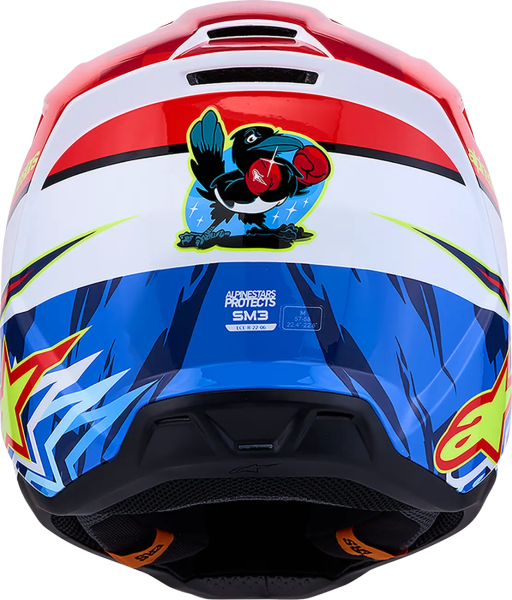 Casca Alpinestars Sm3 Falcon Rosu/Alb/Albastru XS, 8, nordicamoto.ro
