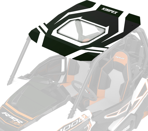 Utv Sport Roof Black, White