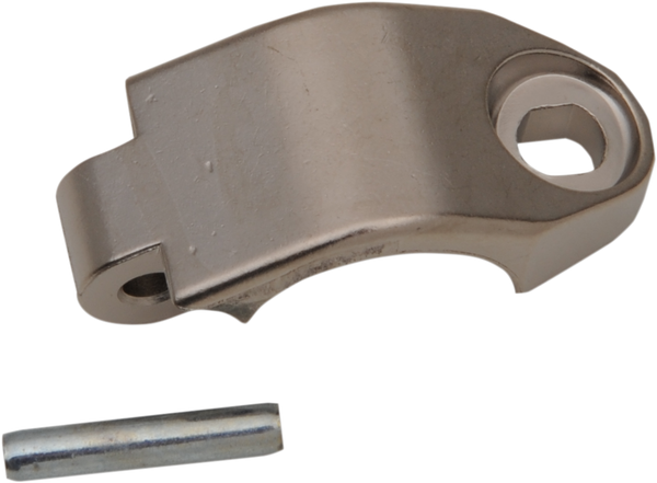 Lower Hinge Clamp W/ Pin Silver, 1, nordicamoto.ro