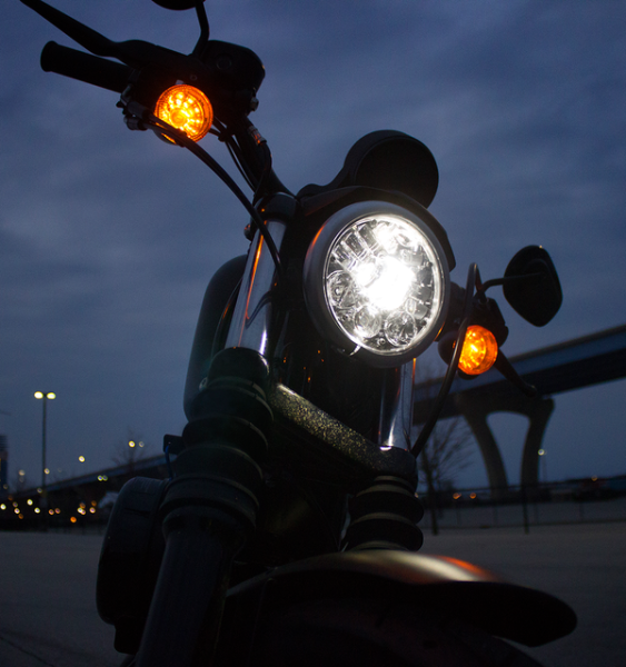 5-3/4(r) Led Adaptive 2 Headlight Black, 1, nordicamoto.ro