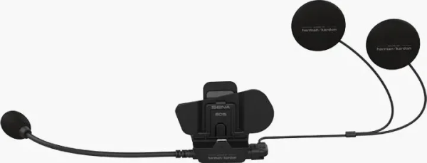 60s Helmet Clamp Kit With Boom Microphone Black 