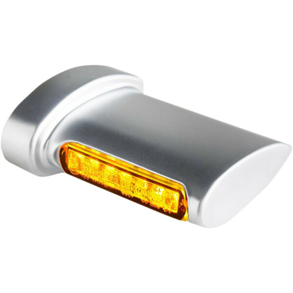 Winglets Led Turn Signals Chrome, Satin, 1, nordicamoto.ro