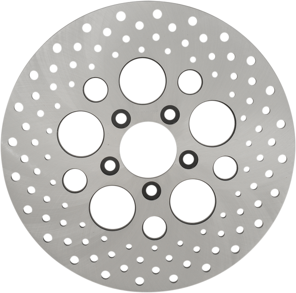 Stainless Steel Drilled Brake Rotor Ground, 1, nordicamoto.ro