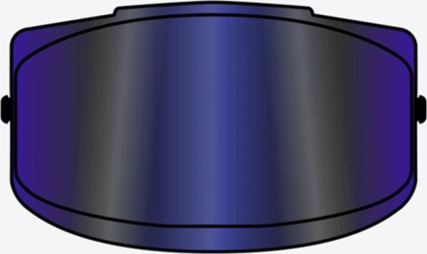 SPARK 2 VISOR BLUE MIRRORED OS