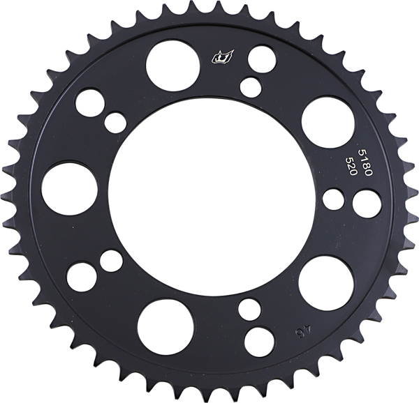 Lightweight Steel Rear Sprocket Black, Anodized, 1, nordicamoto.ro