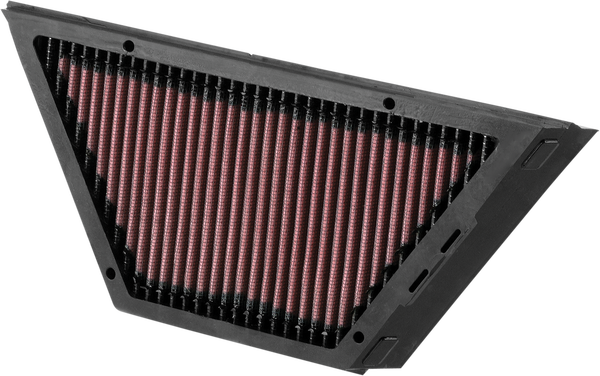 High-flow Air Filter Black, Red, 1, nordicamoto.ro