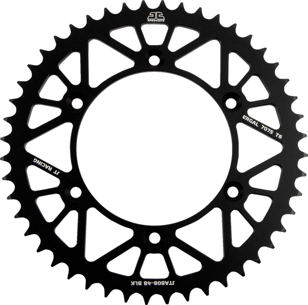 JT SPROCKETS Racelite Aluminum Rear Sprocket Black 