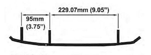 Sno-X Ripper cu patru lame de 4" din metal dur, 1, nordicamoto.ro