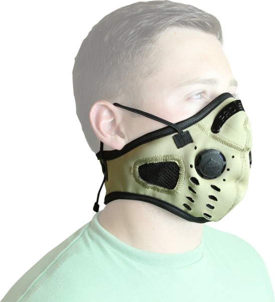 Neoprene Dust Mask Brown, 1, nordicamoto.ro