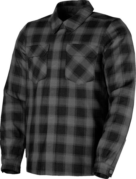 Fallblock Flannel Jacket Black, Gray  S, 2, nordicamoto.ro