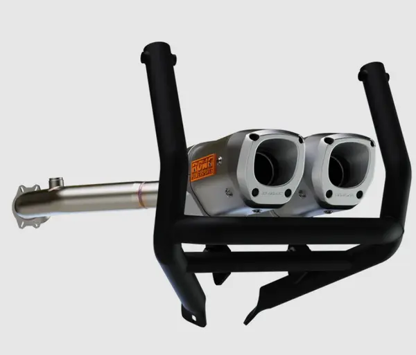 Apx Aluminium Slip-on Muffler Anodized Clear -4