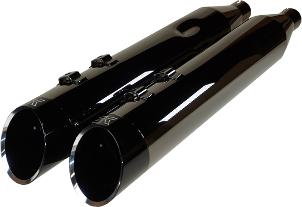 4-1/2(r) Hp-plus® Slip-on Mufflers Black, Eclipse, 1, nordicamoto.ro
