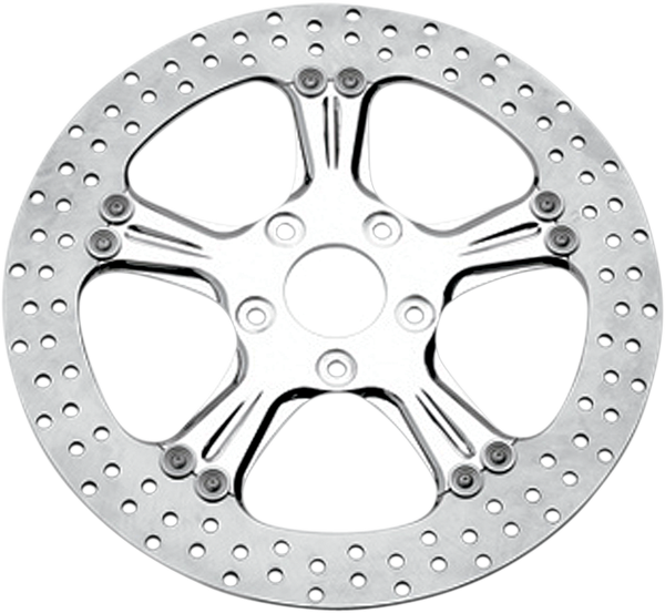 Brake Rotor Supra Aluminum Chrome Front/left 11.8(r) Chrome, 1, nordicamoto.ro