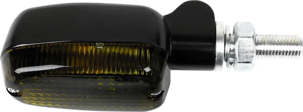 Lămpi de poziție din aluminiu cu LED, negre, 2, nordicamoto.ro