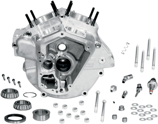 Super Stock Engine Case Silver, 1, nordicamoto.ro