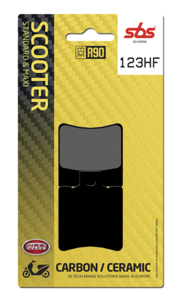 Hf Street Ceramic Organic Brake Pads, 2, nordicamoto.ro