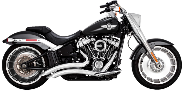 Big Radius Exhaust System Chrome, 4, nordicamoto.ro