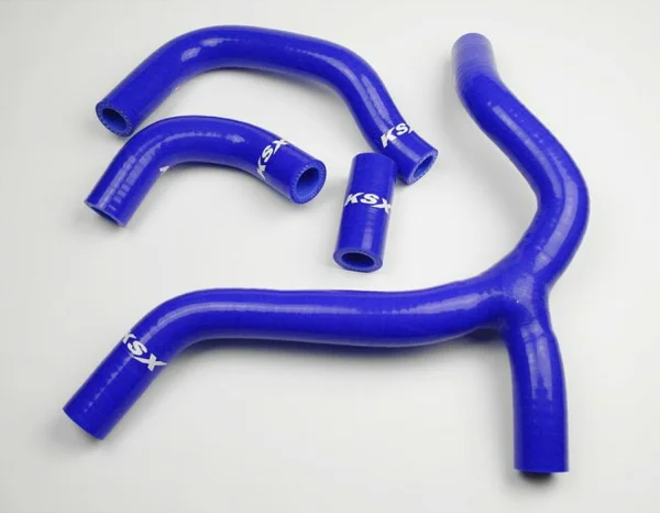 Set de furtunuri pentru radiator în formă de Y, albastru, 1, nordicamoto.ro