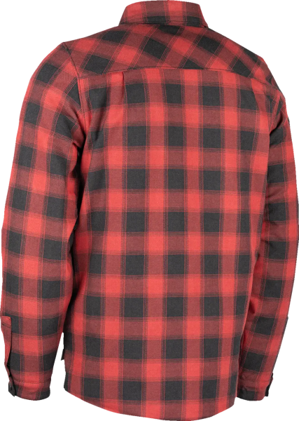 Fallblock Flannel Jacket Black, Red -2