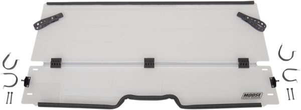 Parbriz complet rabatabil, transparent, 1, nordicamoto.ro