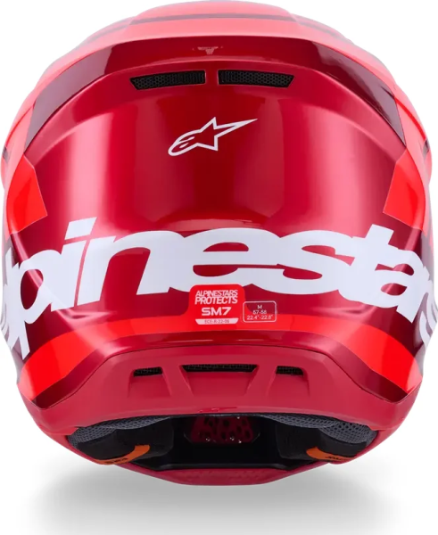Cască Alpinestars SM7 Core Red-1