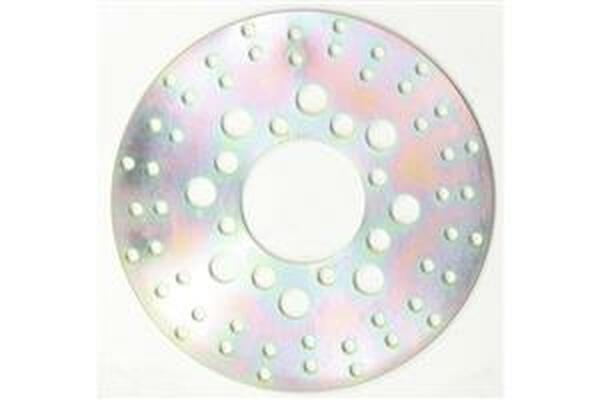 Round D-series Fixed Offroad Brake Rotor Gold, Polished Steel, Zinc, 1, nordicamoto.ro