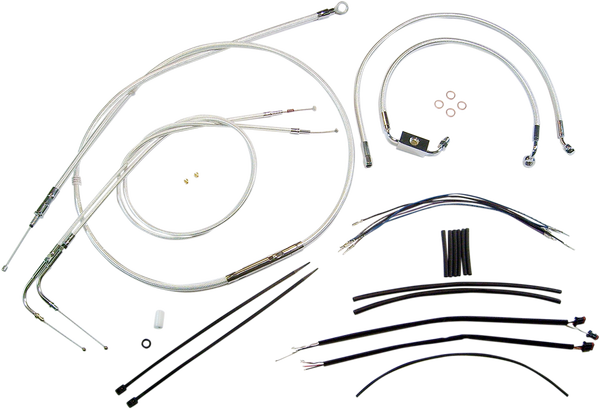 Sterling Chromite Ii® Designer Handlebar Installation Kit Silver, 3, nordicamoto.ro