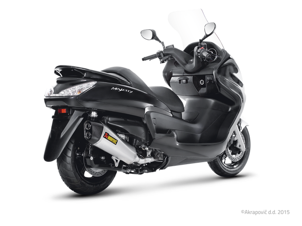 Slip-on Line Muffler Scooter Black, Carbon Fiber -2