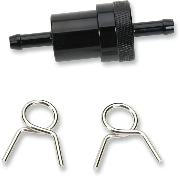 Anodized Aluminum Fuel Filter Black-0