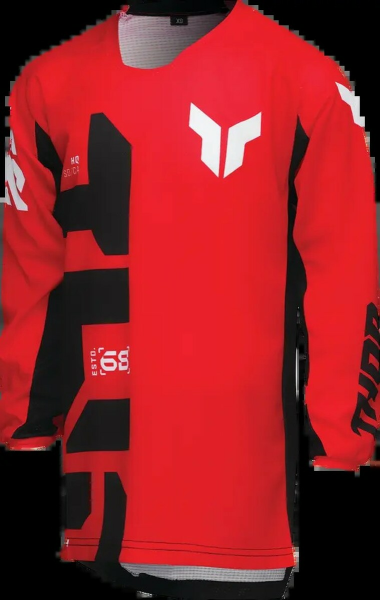 Tricou Enduro Copii Thor Launchmode Forge Red-5