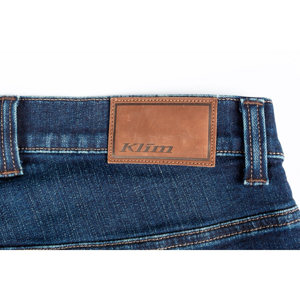 Jeans Moto Klim Unlimited Straight Stretch Denim Cobalt-1