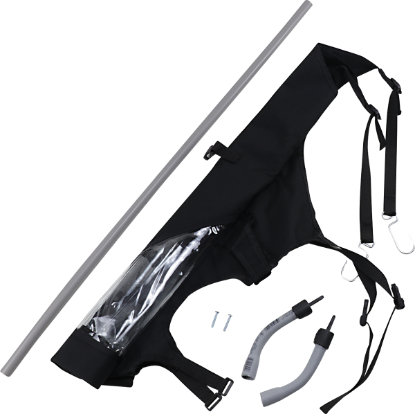 Utv Rear Windscreen Black 