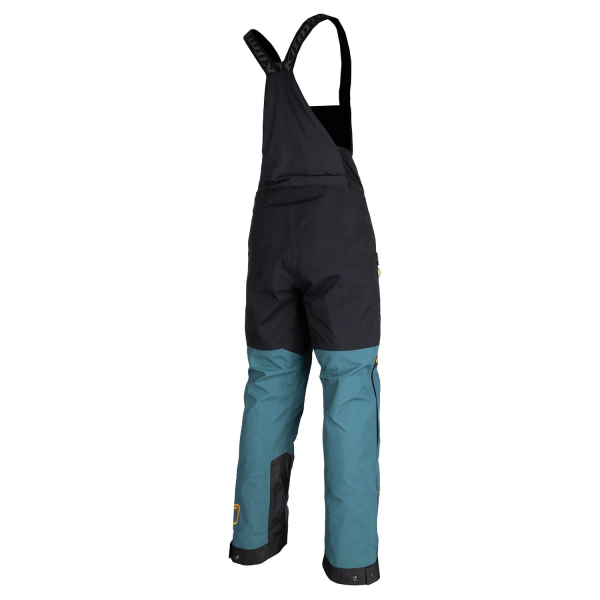 Pantaloni Snowmobil Klim Storm Bib Non-Insulated Negru/Gri Short L, 7, nordicamoto.ro