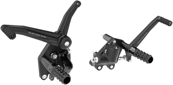 Softail Forward Controls Black, Silver Standard, 1, nordicamoto.ro